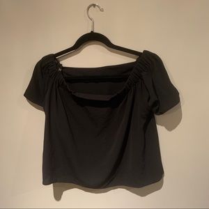 3/$15 black off the shoulder shirt